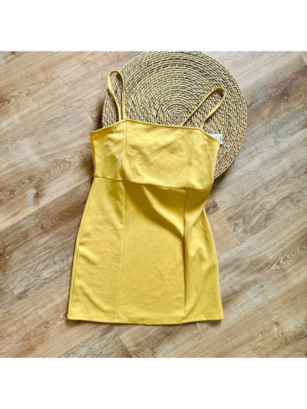 New Ardene yellow Cami Dress size medium